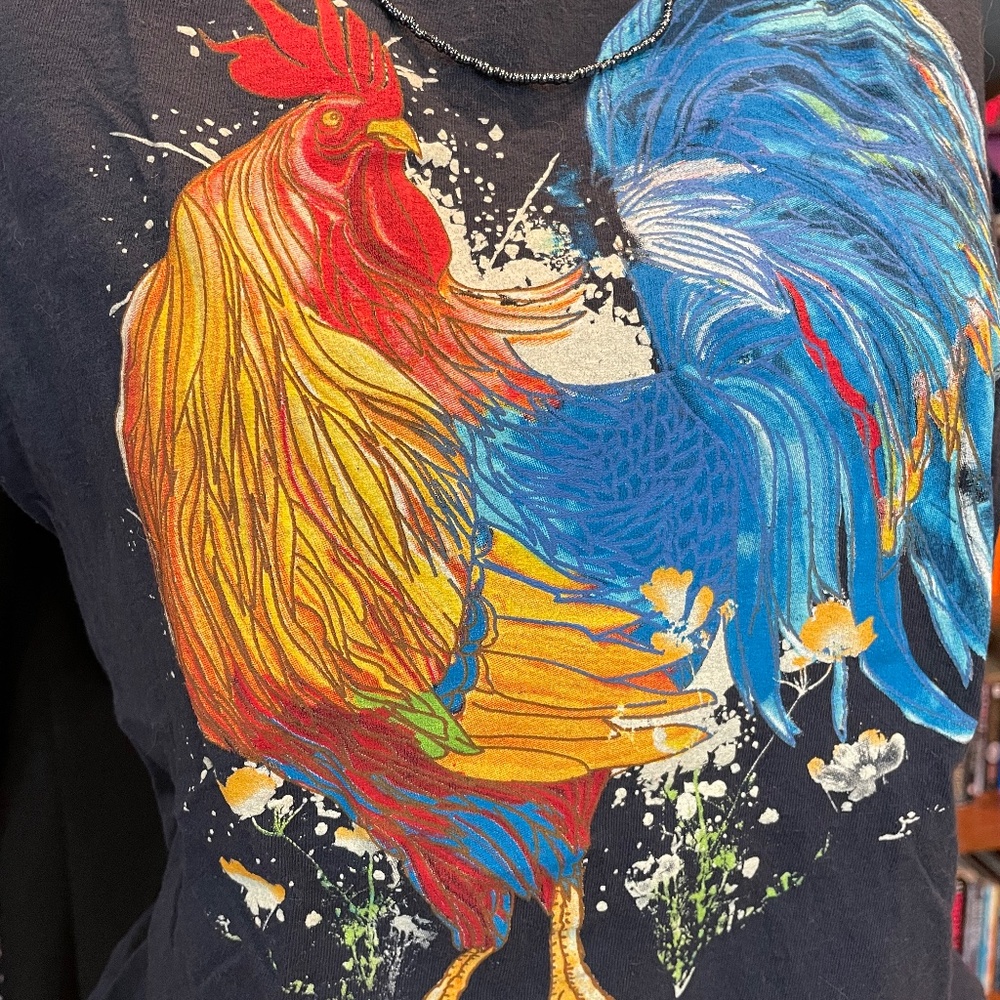 Northern Outpost Rooster Shirt Sz M, Modified - Picture 2 of 7
